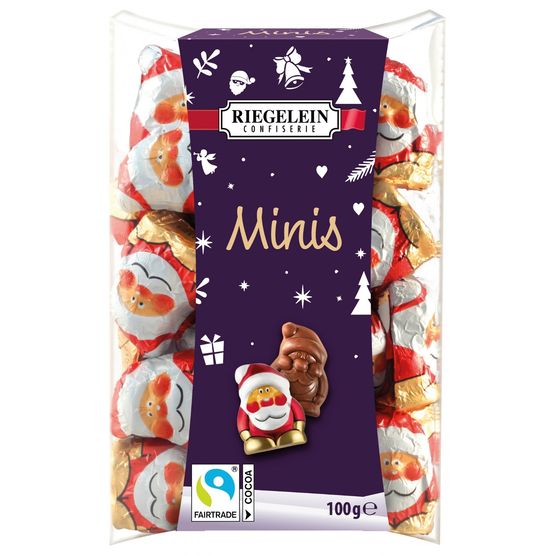 Riegelein - Mini Milk Chocolate Santas in a Box