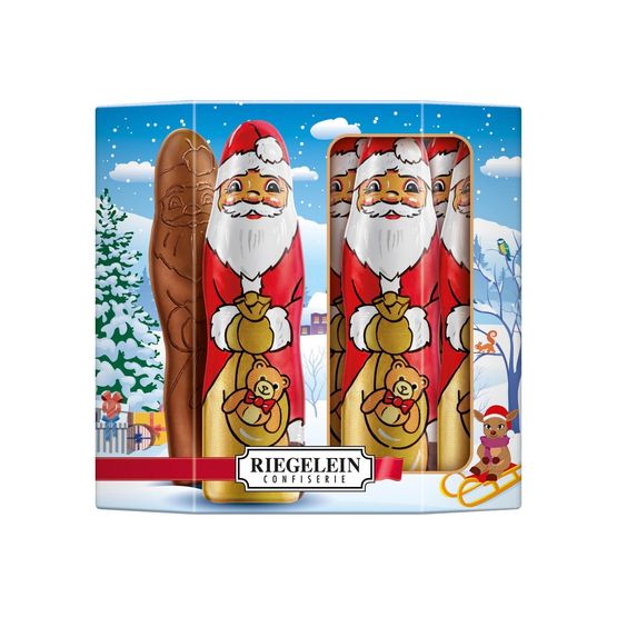 Riegelein - Solid Chocolate Santas