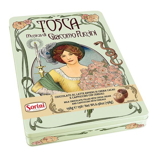 Sorini - Lirica Tin of Milk Chocolate Spheres with Assorted Creams