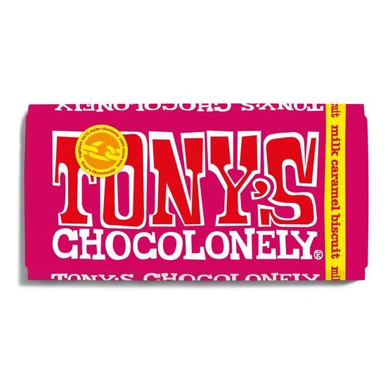 Tony's Chocolonely - Milk Caramel Biscuit 180g