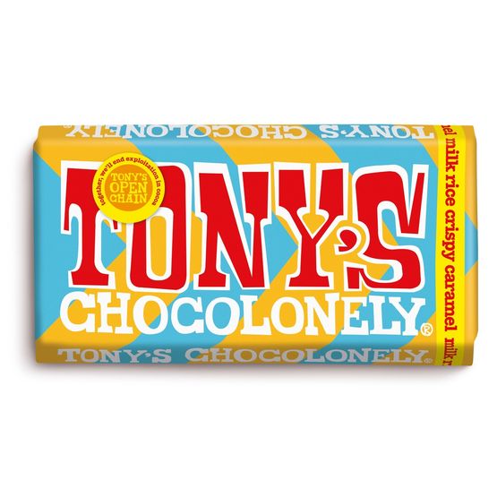 Tony's Chocolonely - Milk Chocolate Rice Crispy Caramel