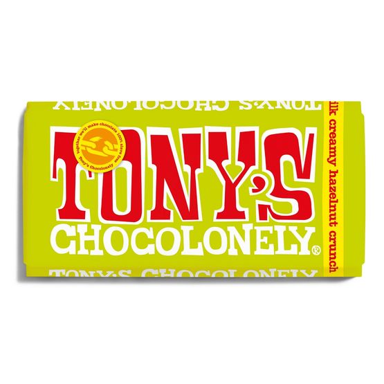 Tony's Chocolonely - Milk Creamy Hazelnut Crunch 180g