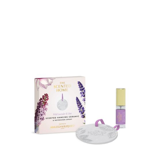 Ashleigh &amp; Burwood London - Wild Lavender &amp; Lilac Scented Ceramic &amp; Spray