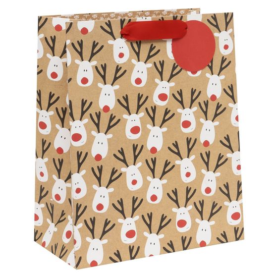 Glick - Large Gift Bag Reindeer Selfie