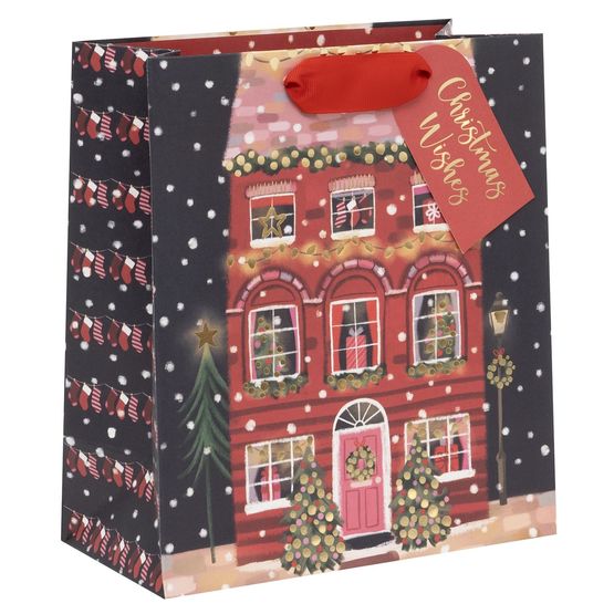 Glick - Medium Gift Bag Merry Manor