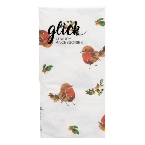 Glick - Paper Hankies Resplendent Robins