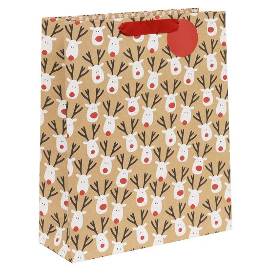 Glick - Shopper Gift Bag Reindeer Selfie