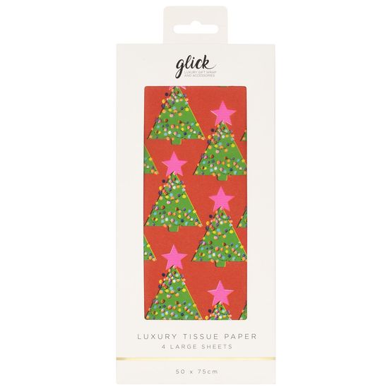 Glick - Tissue Emerald Tree Red
