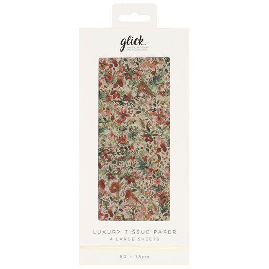Glick - Tissue Gilded Robins