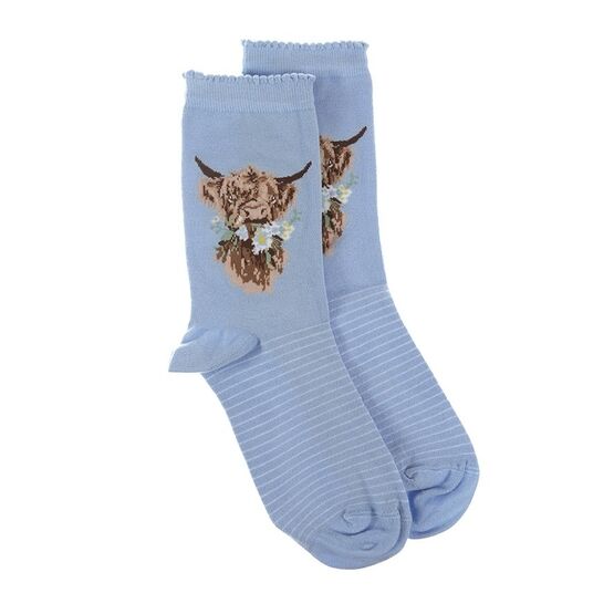 Wrendale Designs - Cow Sock - Daisy Coo