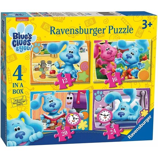 Ravensburger Blue's Clues and You 4 in a Box (12, 16, 20, 24 piece) Jigsaw Puzzles - 3129