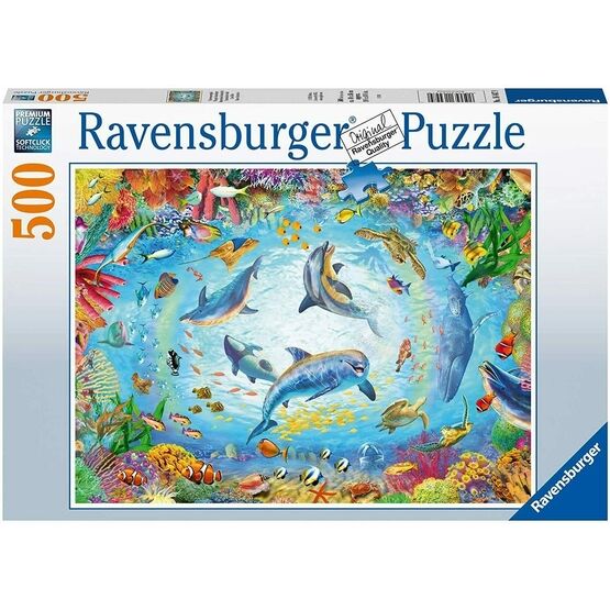 Ravensburger Cave Dive 500 piece Jigsaw Puzzle - 16447