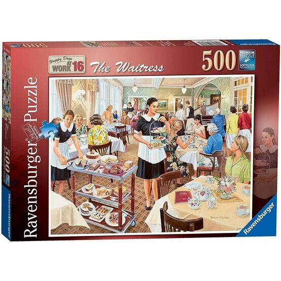 Ravensburger Happy Days at Work No.16 - The Waitress 500 piece Jigsaw Puzzle - 14818