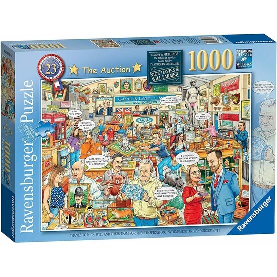 Ravensburger Best of British No.23 - The Auction 1000 piece Jigsaw Puzzle - 19943