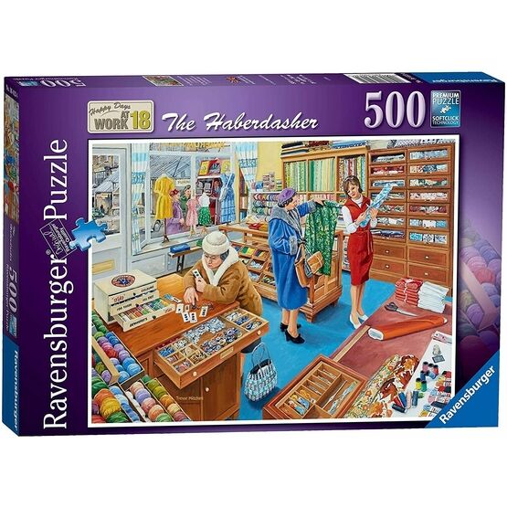 Ravensburger Happy Days at Work No.18 - The Haberdasher 500 piece Jigsaw Puzzle - 16413