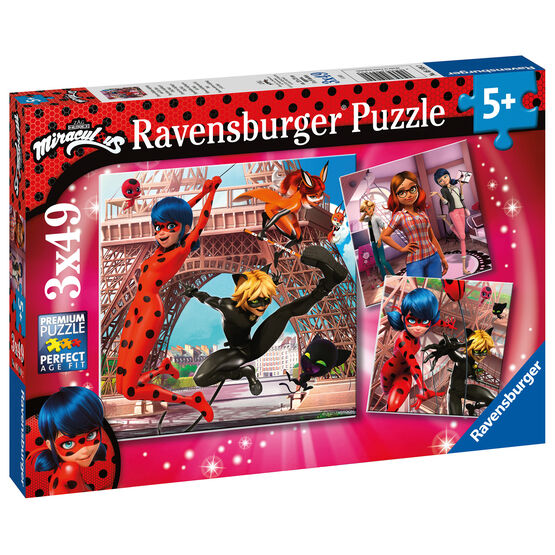 Ravensburger Miraculous 3 in a Box Jigsaw Puzzle