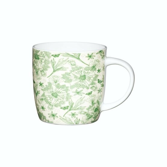 KitchenCraft - Barrel Mug Botanical Leaf