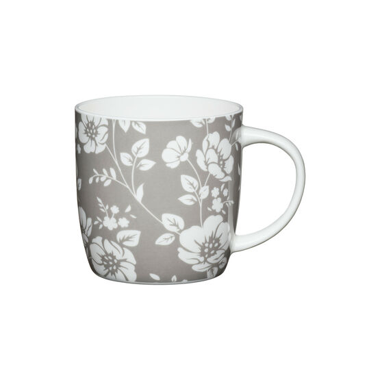 KitchenCraft - Barrel Mug White Flower