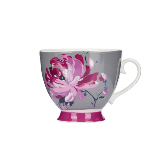 KitchenCraft - Footed Mug Pink Flower
