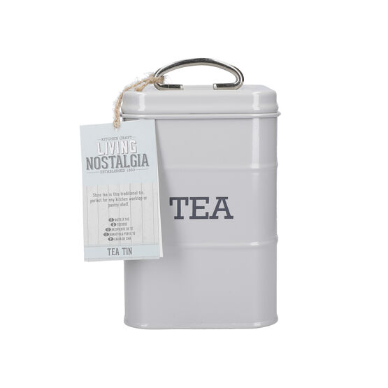 Living Nostalgia Vintage Grey Tea Tin