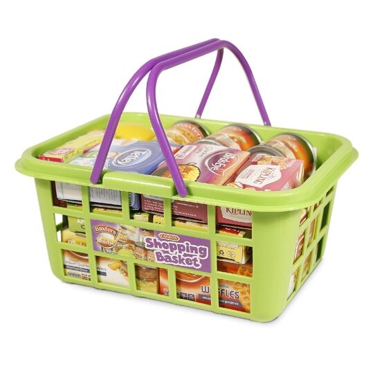 Casdon Little Shopper Shopping Basket with Food - 628