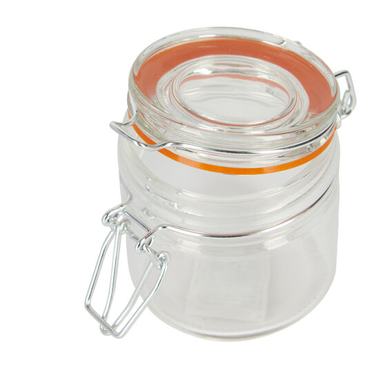 KitchenCraft - Home Made Mini Round Clip Top Jar 120ml