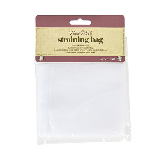 KitchenCraft - Home Made Straining Bag Polyester 30cm