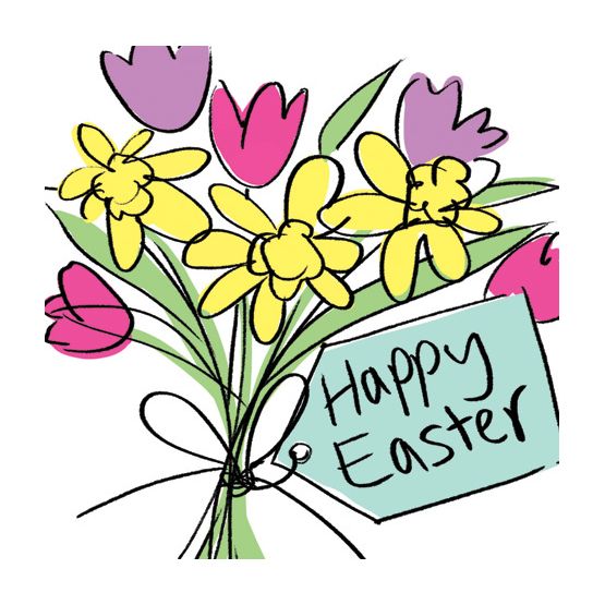 Easter Card - Flowers