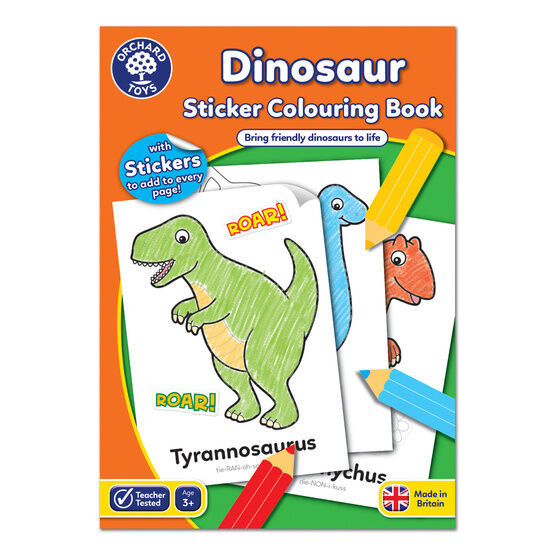 Orchard Toys - Dino Sticker Colouring Book - CB09