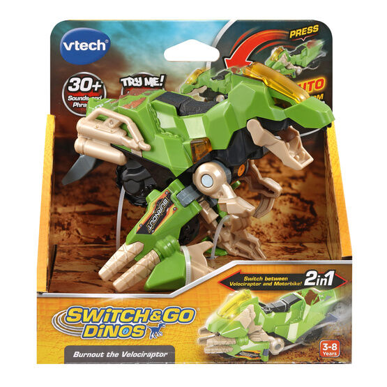 VTech Switch & Go Dinos: Burnout the Velociraptor