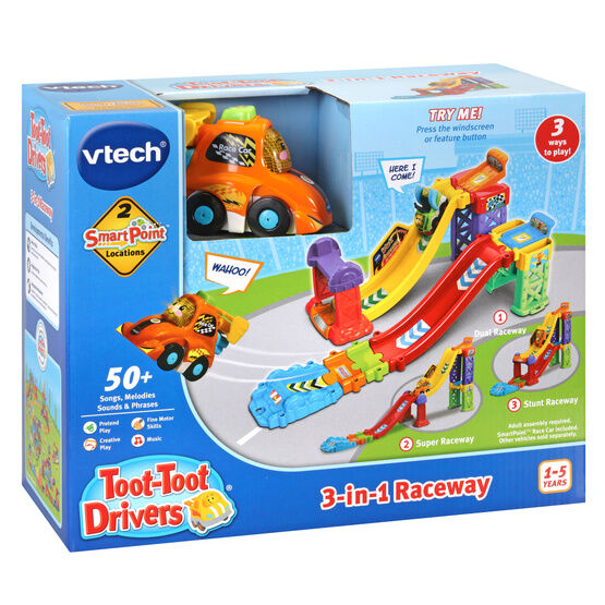 VTech - Toot-Toot Drivers - 3-in-1 Raceway - 527503