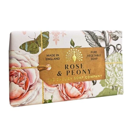 English Soap Company - Anniversary Collection - Rose & Peony 190g