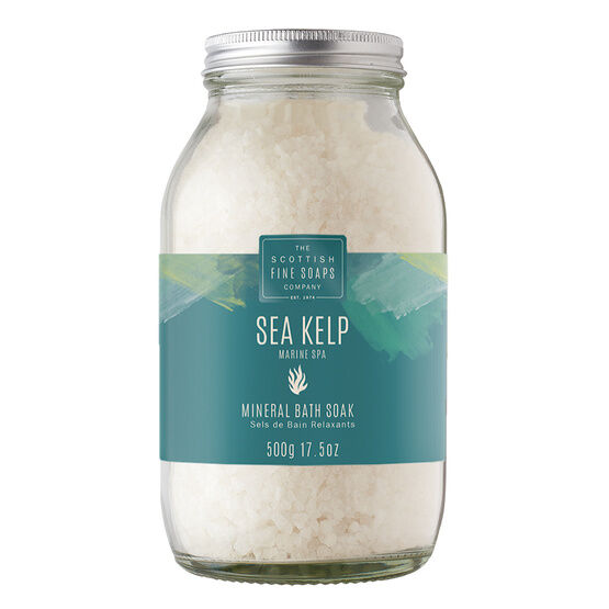 The Scottish Fine Soaps Company - Sea Kelp - Mineral Bath Soak 500g Glass Jar