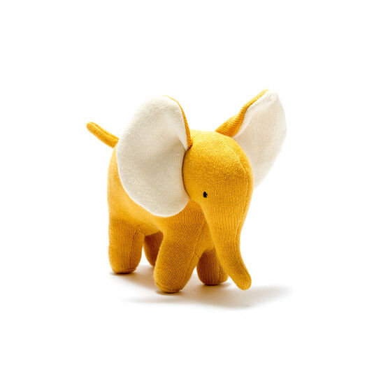 Baby Ellis Elephant - Mustard