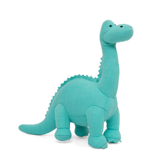 Knitted Diplodocus - Ice Blue (Large)