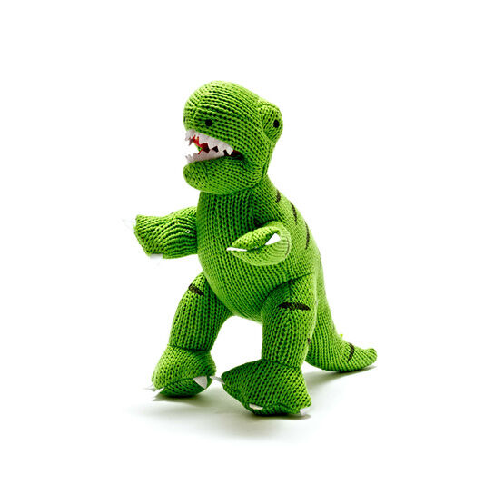 Knitted T Rex - Green