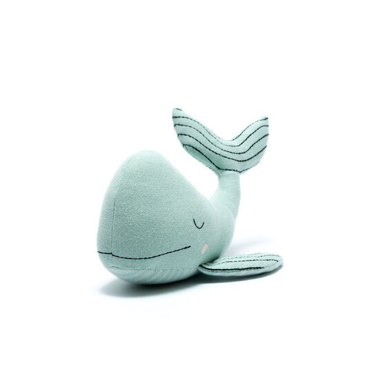 Knitted Whale - Sea Green