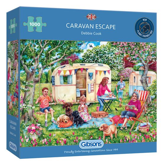 Gibsons - Caravan Escape 1000 Piece Jigsaw Puzzle