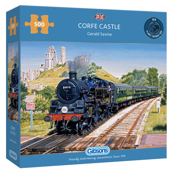 Gibsons - Corfe Castle Crossing - 500 Piece Puzzle - G3115