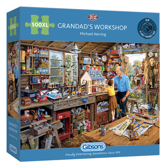 Gibsons - Grandad's Workshop - 500XL Piece Puzzle - G3533