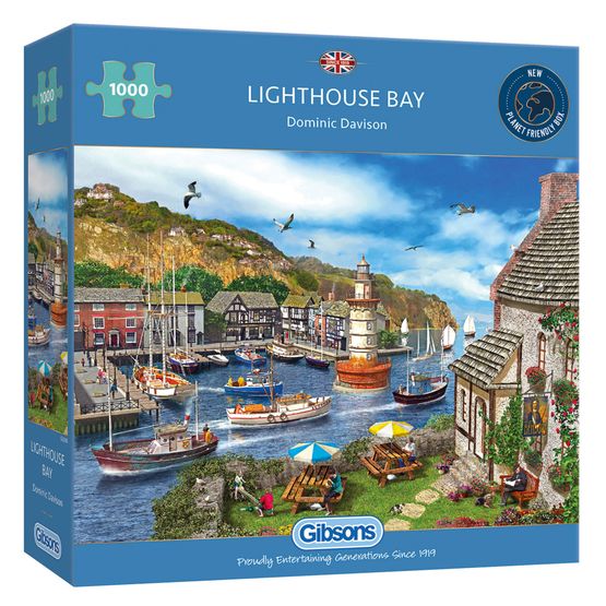 Gibsons - Lighthouse Bay 1000 Piece Jigsaw Puzzle