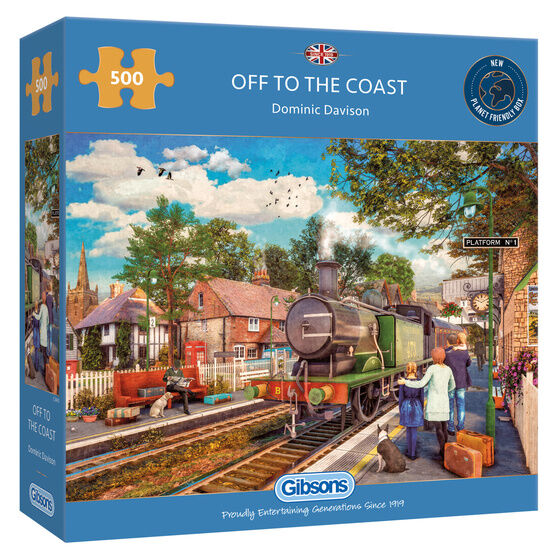 Gibsons - Off to the Coast  - 500Piece - G3140
