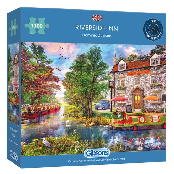 Gibsons - Riverside Inn 1000 Piece Jigsaw Puzzle
