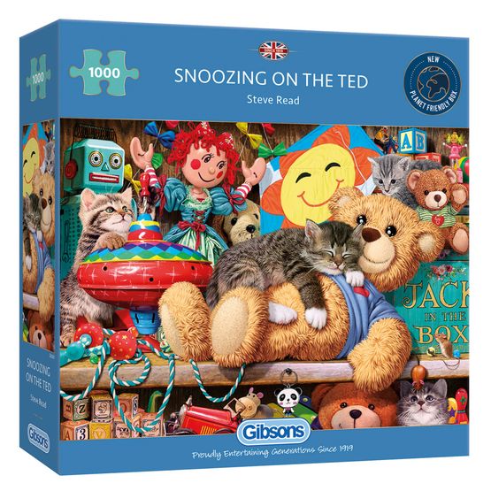 Gibsons - Snoozing on the Ted 1000 Piece Jigsaw