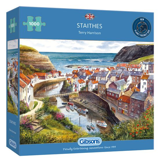 Gibsons - Staithes 1000 Piece Jigsaw Puzzle