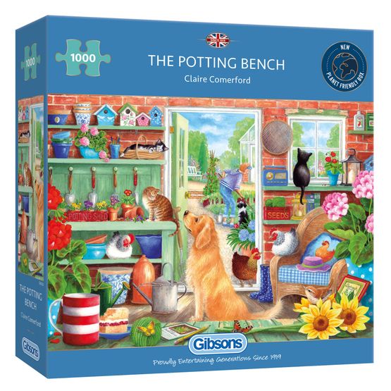 Gibsons - The Potting Bench 1000 Piece Jigsaw Puzzle