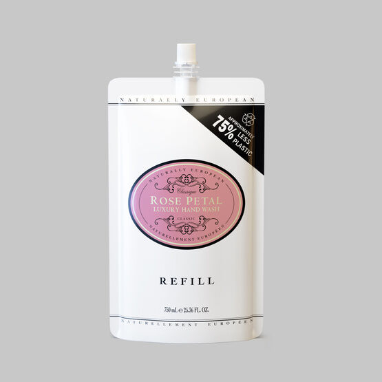 The Somerset Toiletry Co. Naturally European Rose Petal Scented Hand Wash Refill Pouch 750ml