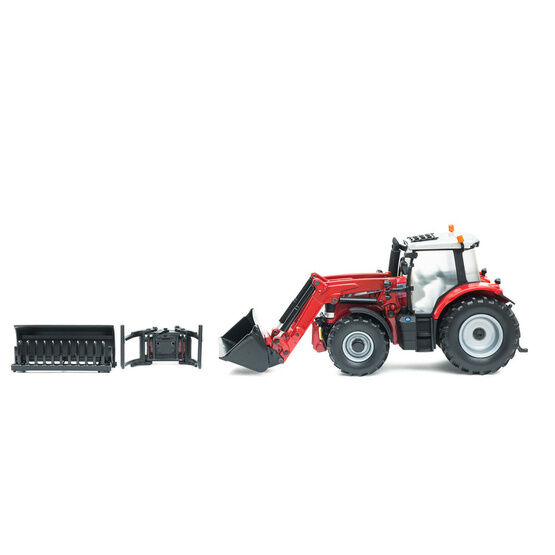 1:32 Britains Farm Toys - Massey Ferguson 6616 Tractor With Front Loader - 43082A1