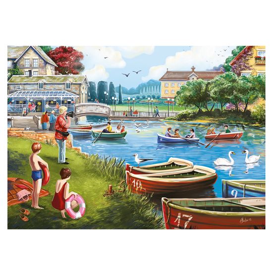 Jumbo - Falcon de Luxe The Boating Lake 1000 Piece Puzzle