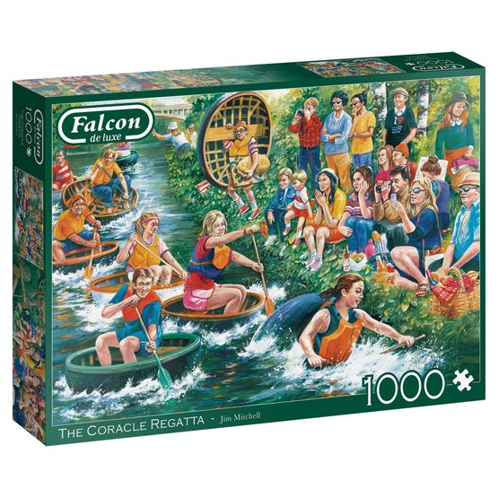 Jumbo - Falcon de Luxe The Coracle Regatta 1000 Piece Puzzle